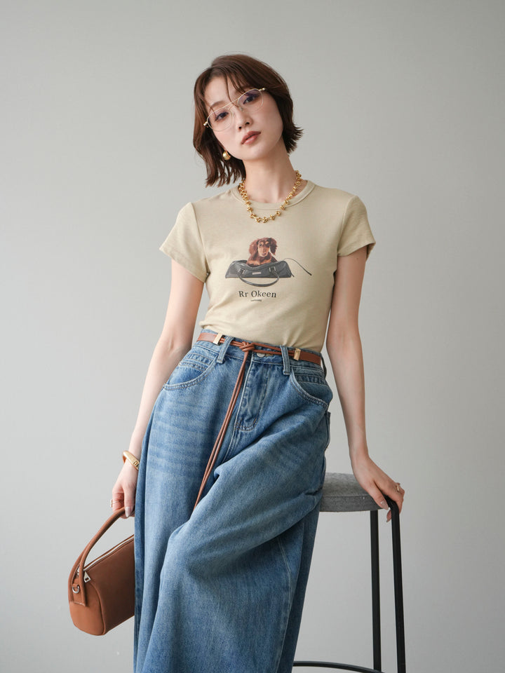 [SET]ドッグコンパクトTEE+選べるアクセセット(2set)