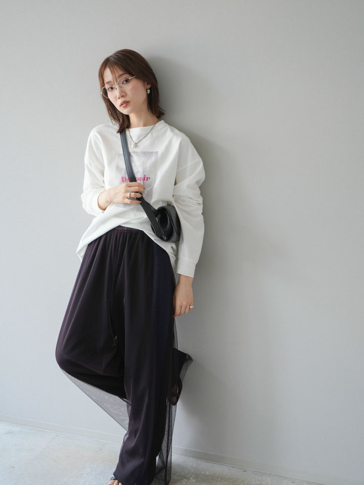 [予約]ウーマンプリントBIGロンT/オフ2