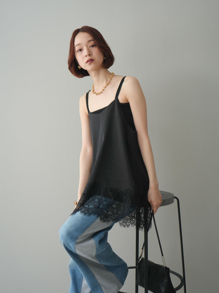 [SET]レーストリムキャミソール+レーストリムキャミソール(2set)