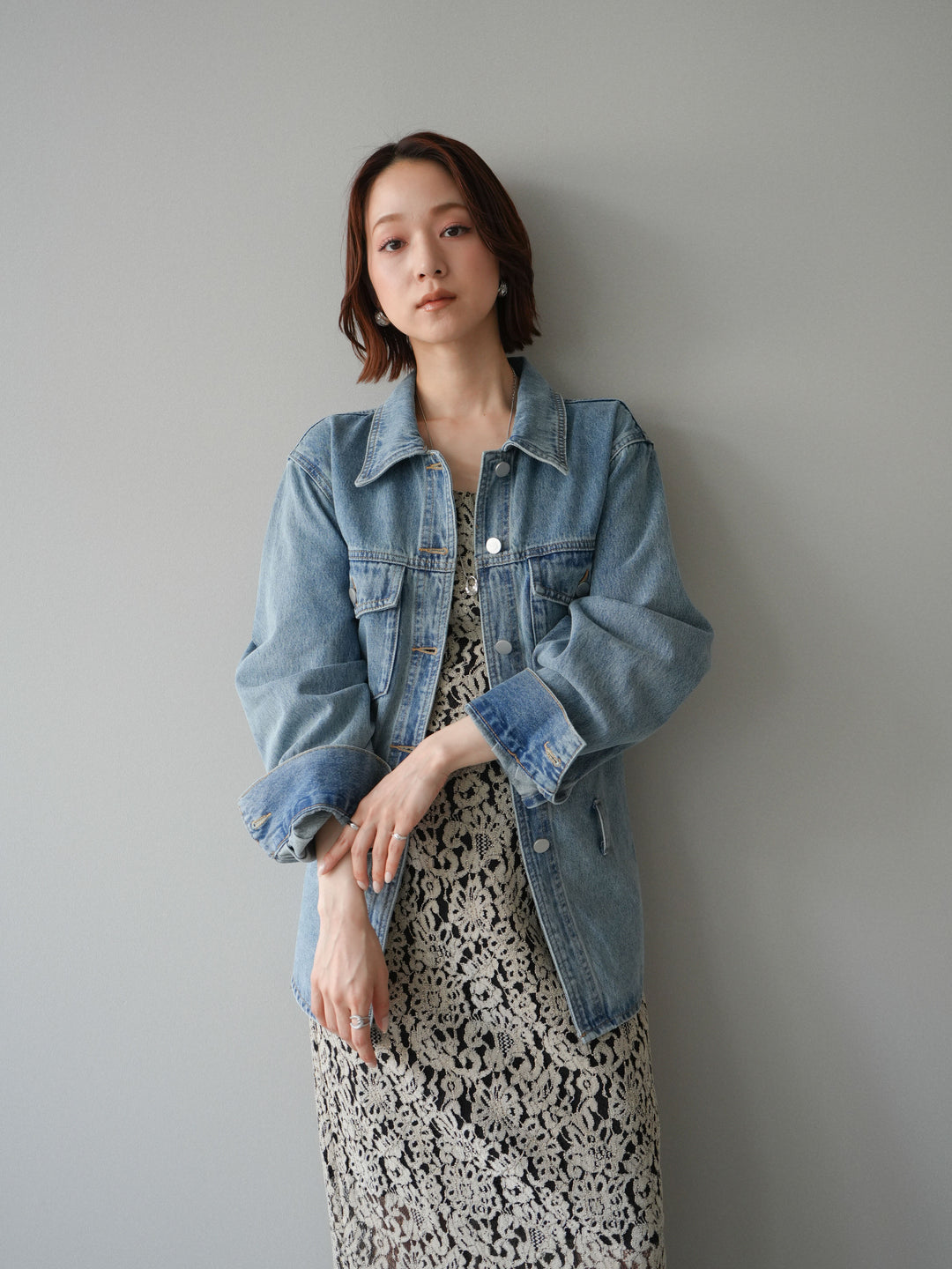 [SET]フルレースキャミ＆IラインスカートSET UP