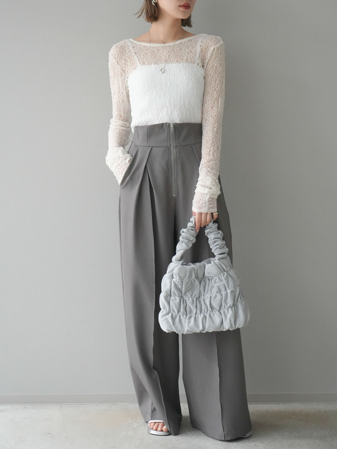 [予約]バックラウンドレーストップス/オフ