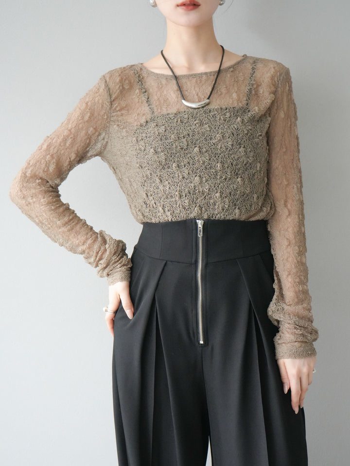 [予約]シアーレーストップス/カーキ