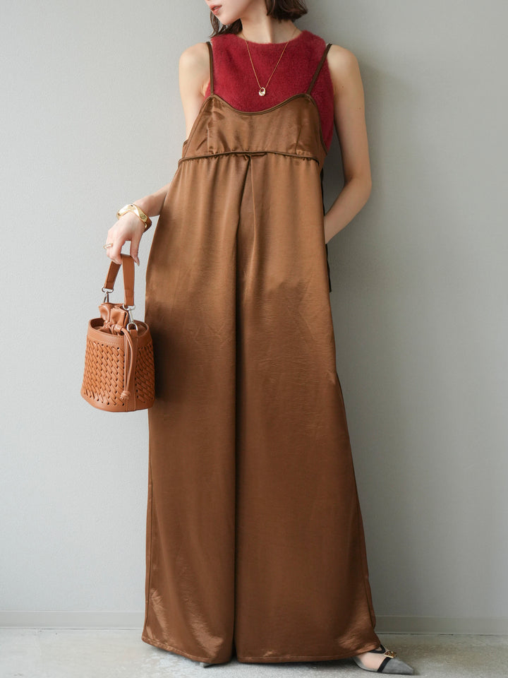 [予約]シャギーニットタンクトップ/レッド