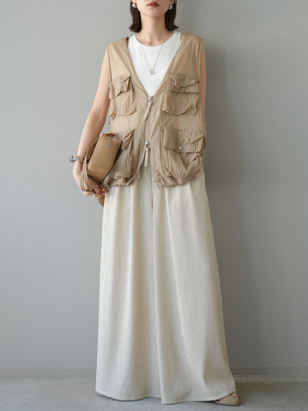 [預購] Willow 寬鬆褲/米色