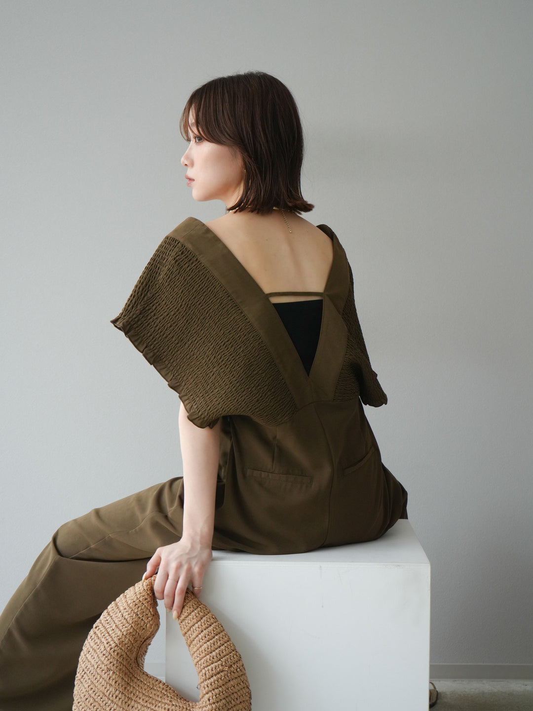 [予約]エステルシャーリングオールインワン/ブラウン