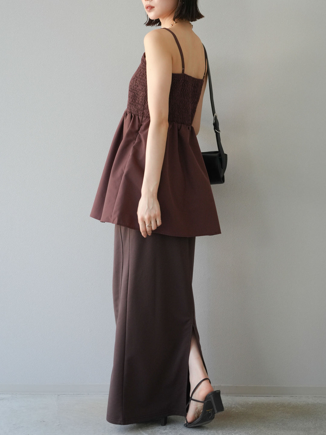 [SET] 毛衣長裙+毛衣長裙（2件套）