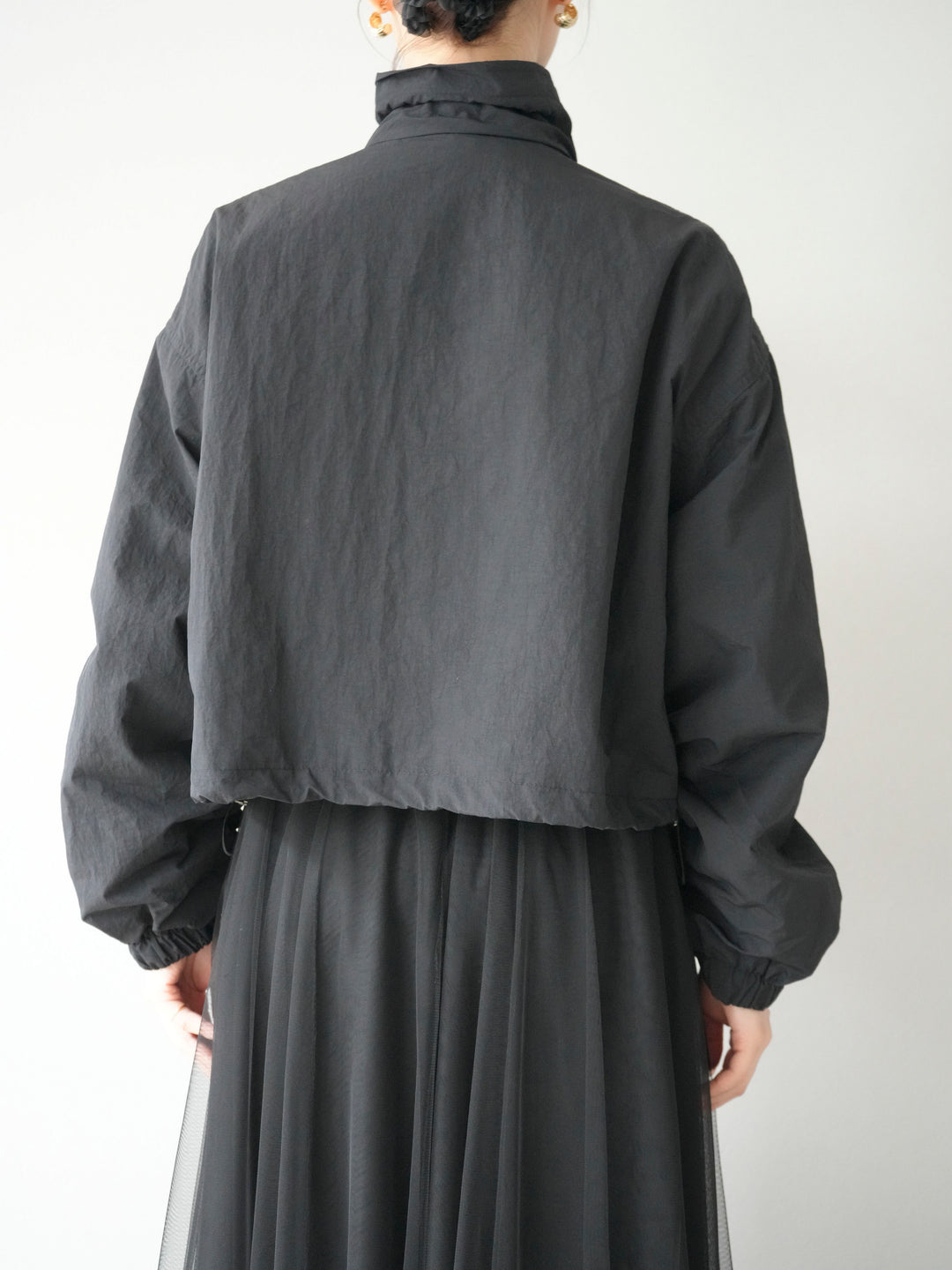 [予約]ポケットデザインショートブルゾン/ブラウン