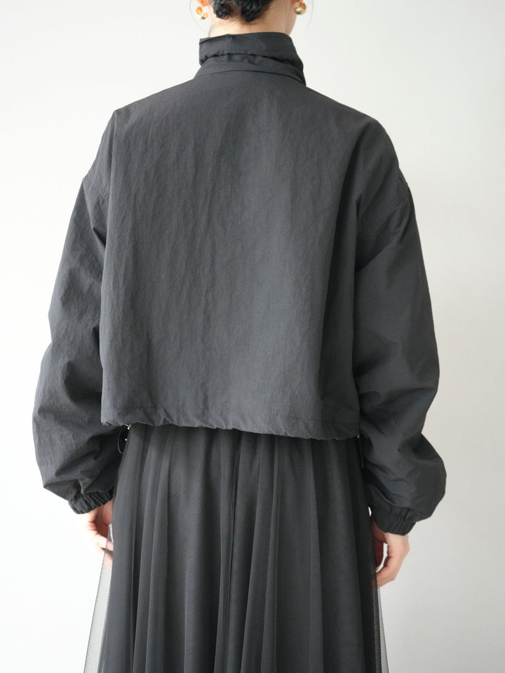 [予約]ポケットデザインショートブルゾン/ブラウン