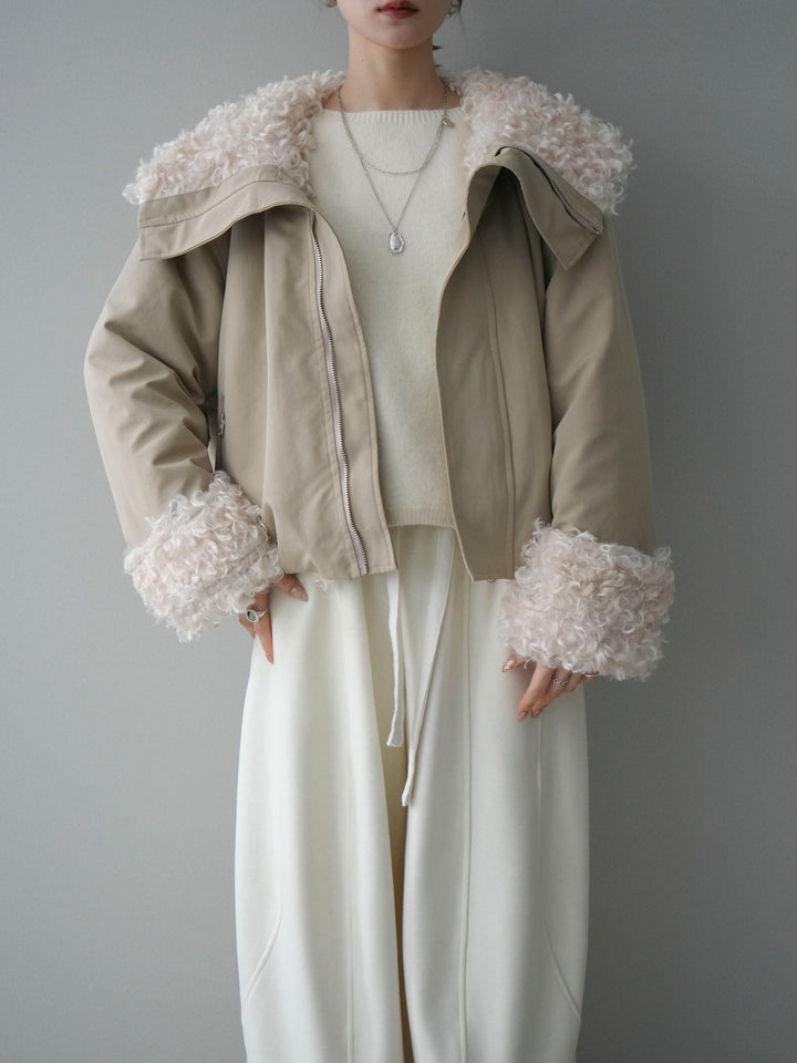 [予約]プードルファーダウンジャケット/beige