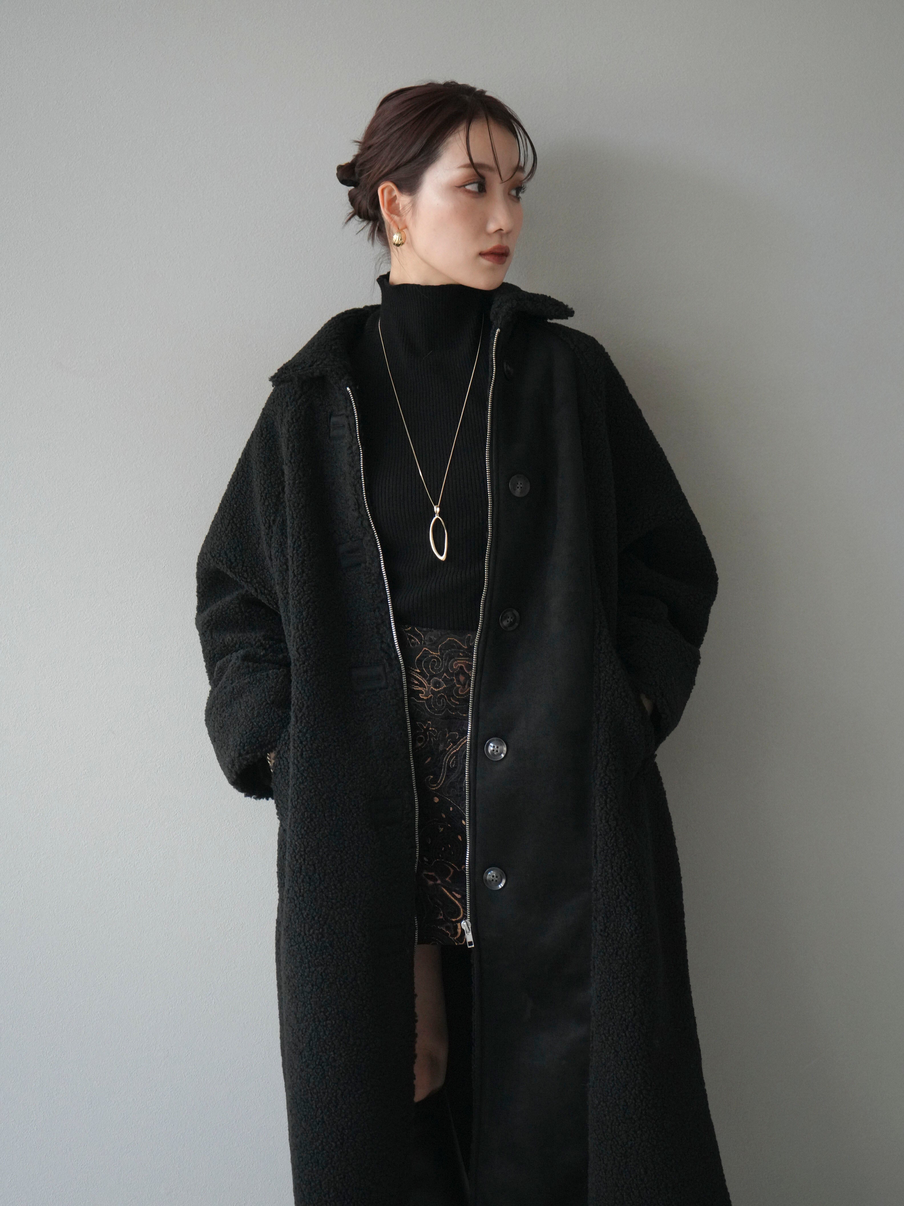 【専用です】LOVELESS ロングコートブラック定価39000円ムートンコート 専用です】LOVELESS ロングコートブラック定価39000円ムートンコート