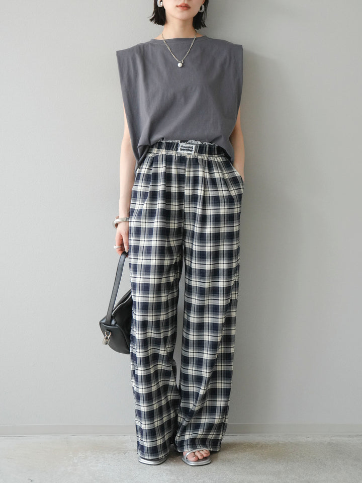 【預購】肩部褶皺法式袖套頭衫/黑色