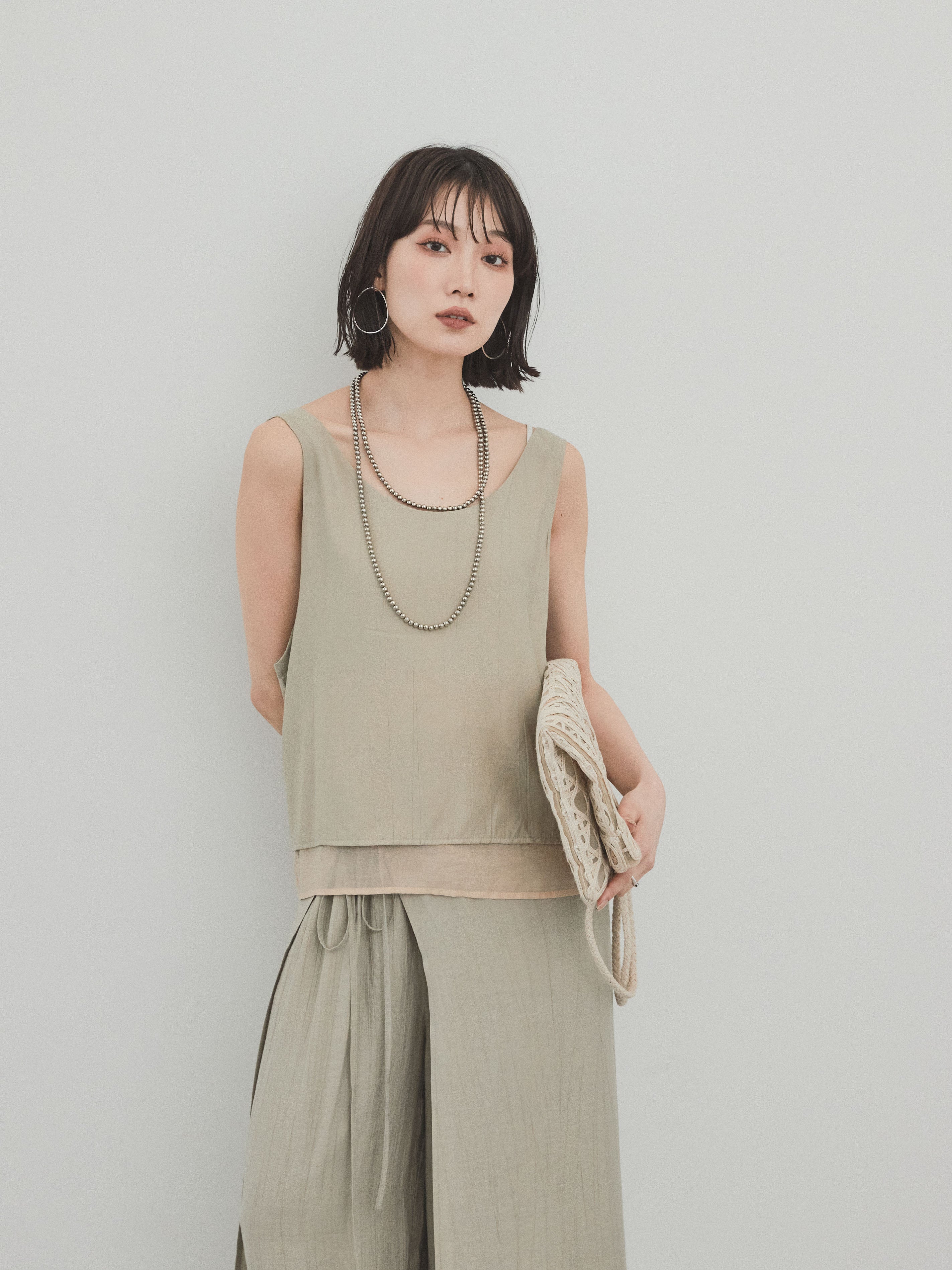 L.G.B. レイヤード タンクトップ CLEL】High Vintage Design Layered Tank Top/ハイヴィンテージ
