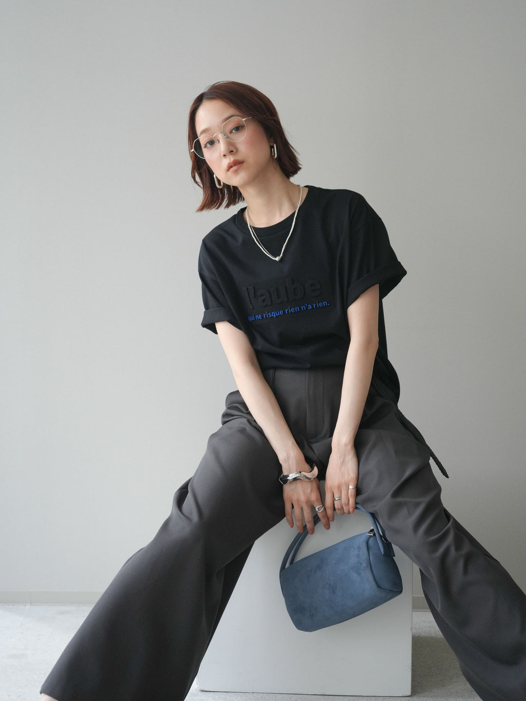[SET]エンボスロゴTEE+選べるアクセセット(2set)