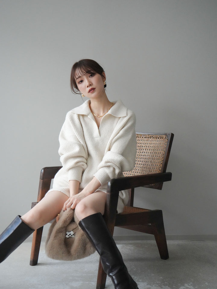 [SET]ポロニットプルオーバー＆ショートパンツSET UP