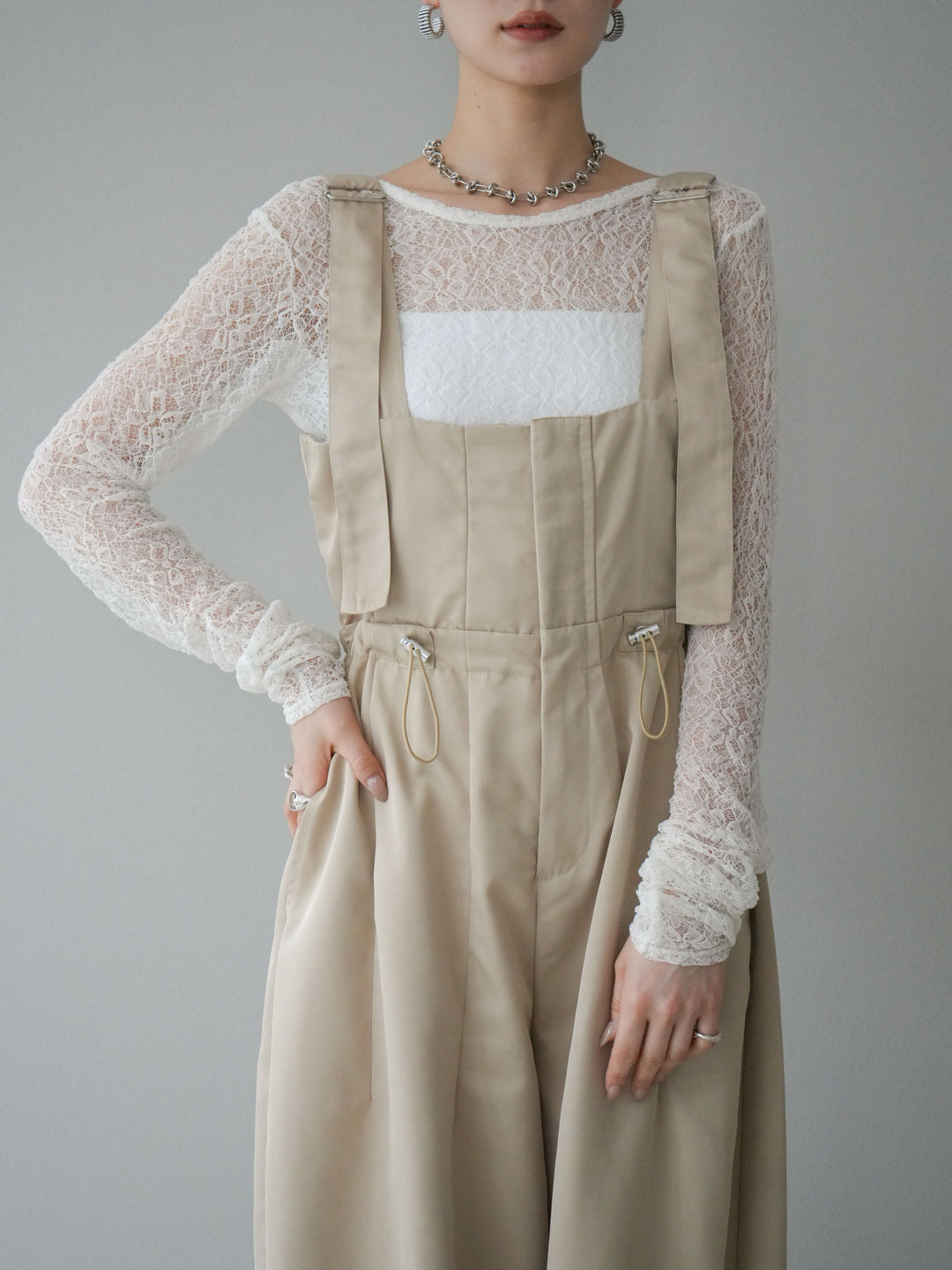 [予約]バックラウンドレーストップス/オフ