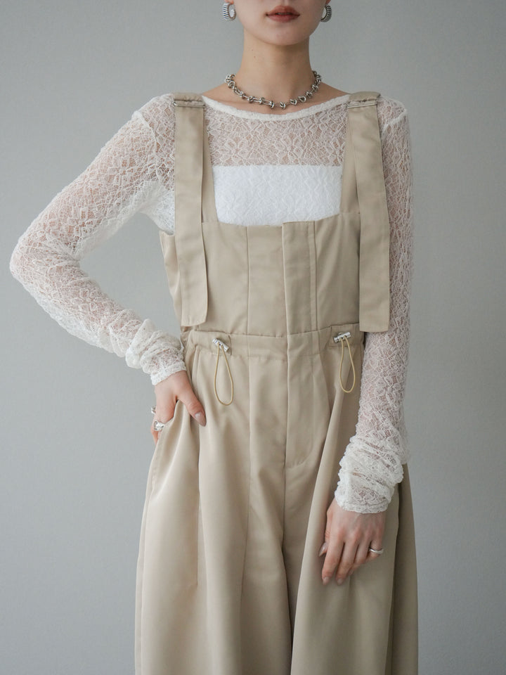 [予約]バックラウンドレーストップス/オフ