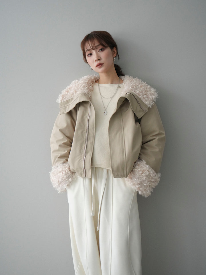 [予約]プードルファーダウンジャケット/beige