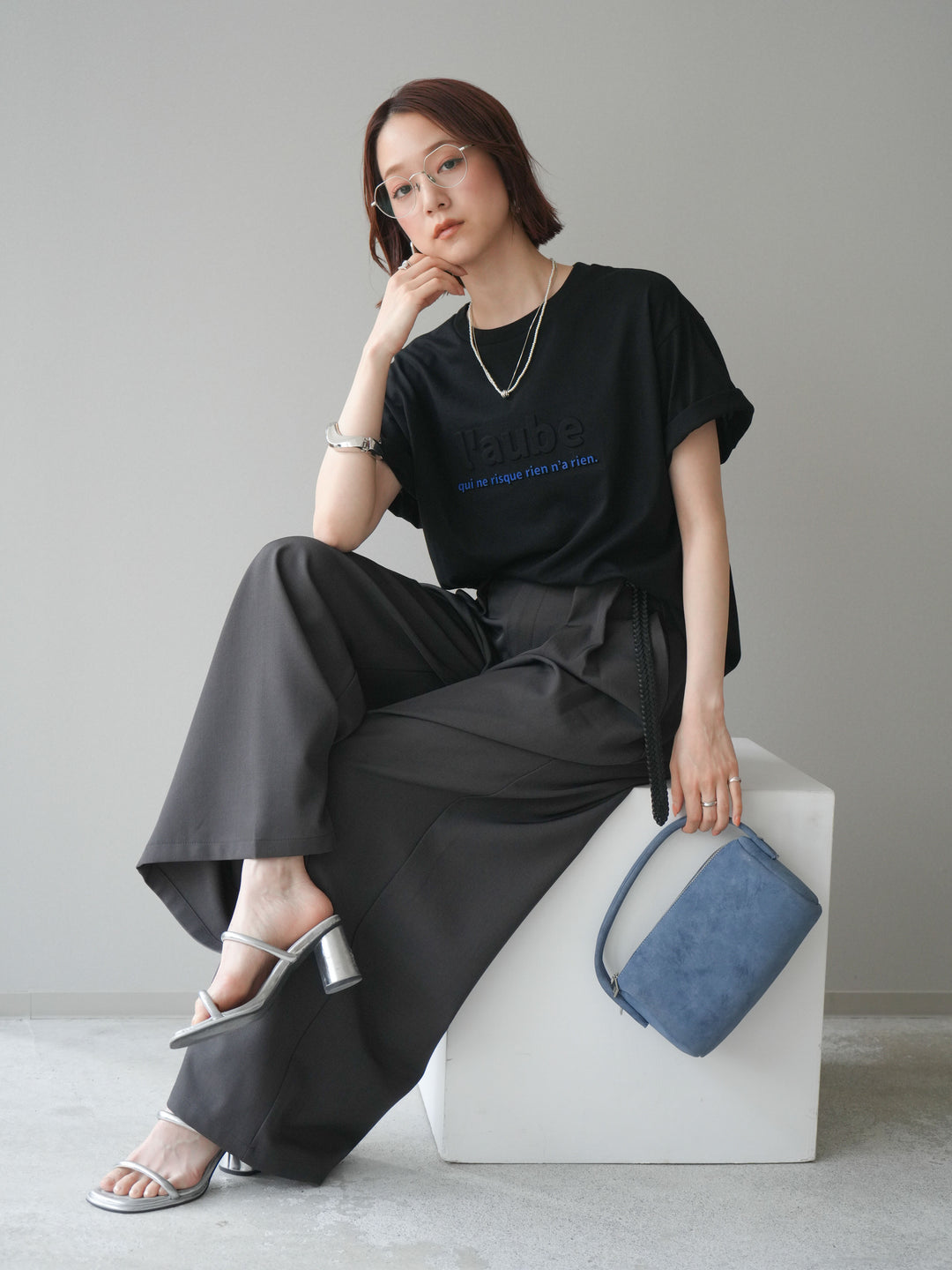 [SET]エンボスロゴTEE+選べるアクセセット(2set)
