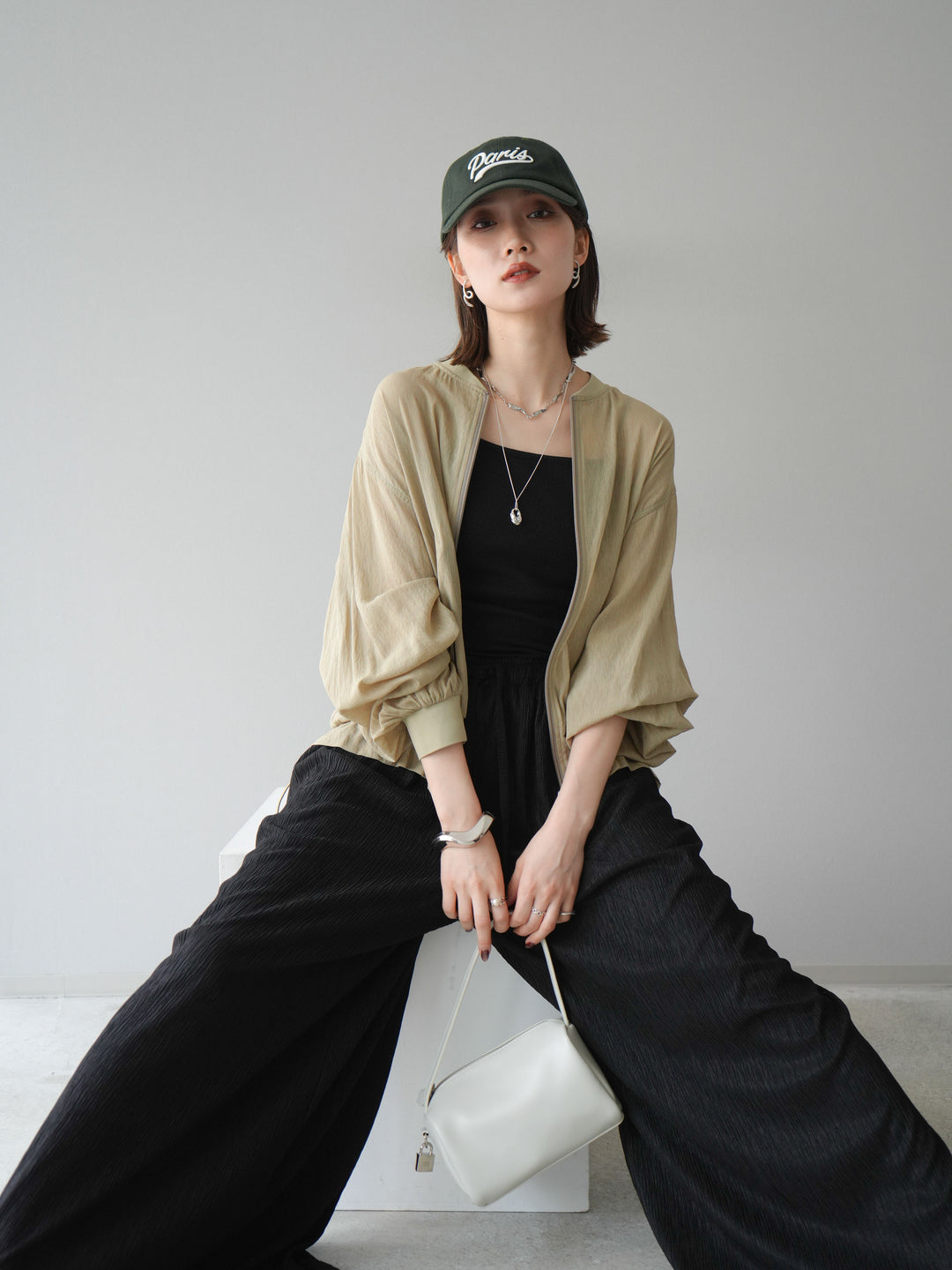 [預購] Washer Sheer Blouson/黃色