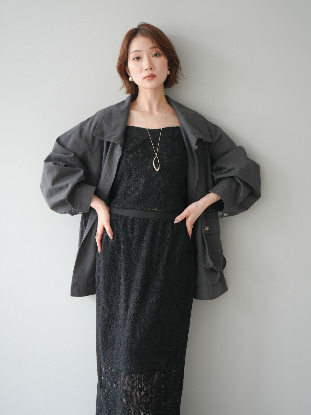 【套裝】立領工作服 + 選配配件套裝（2 套）