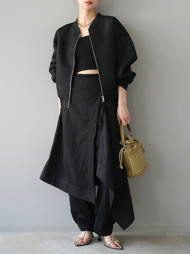 [予約]シアーダンボールボリュームスリーブMA-1/ブラック