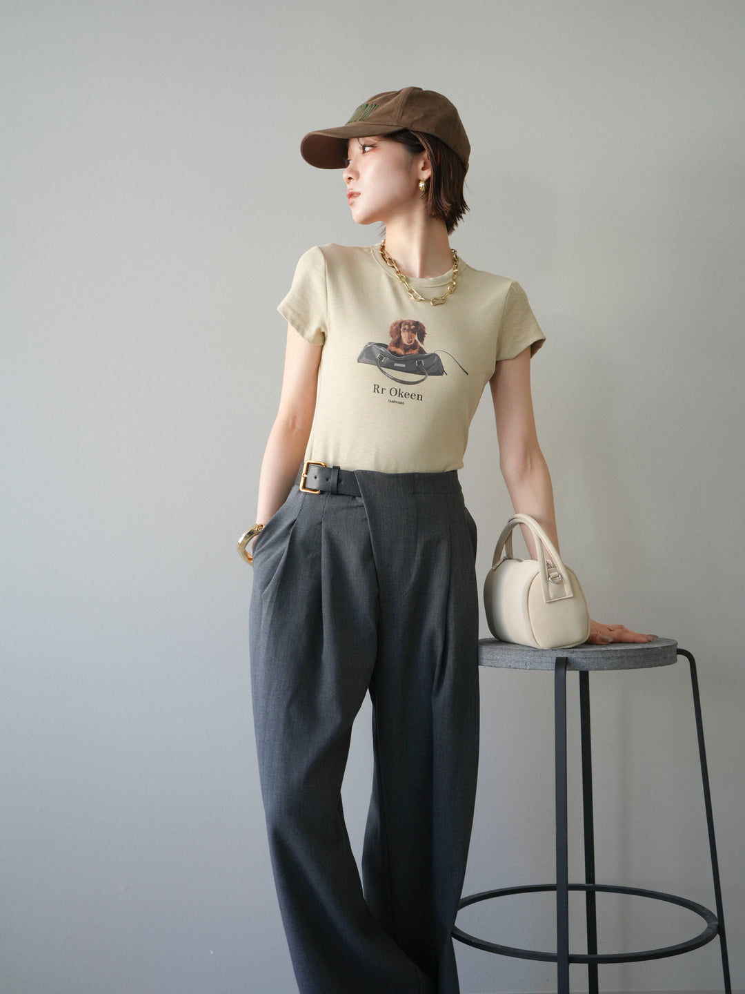 [SET]ドッグコンパクトTEE+選べるアクセセット(2set)