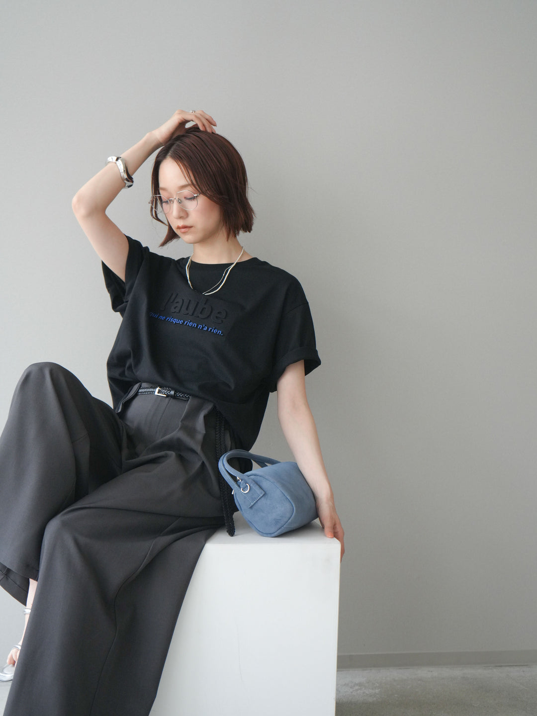 [SET]エンボスロゴTEE+選べるアクセセット(2set)