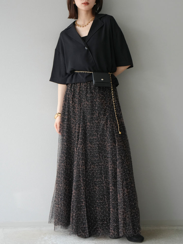 [予約]ハーフショートジャケット/ブラック