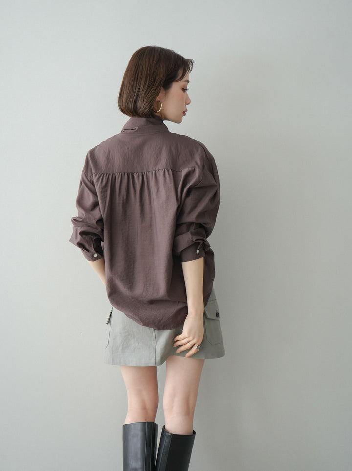 [SET]シアーボウタイブラウス+シアーボウタイブラウス(2set)