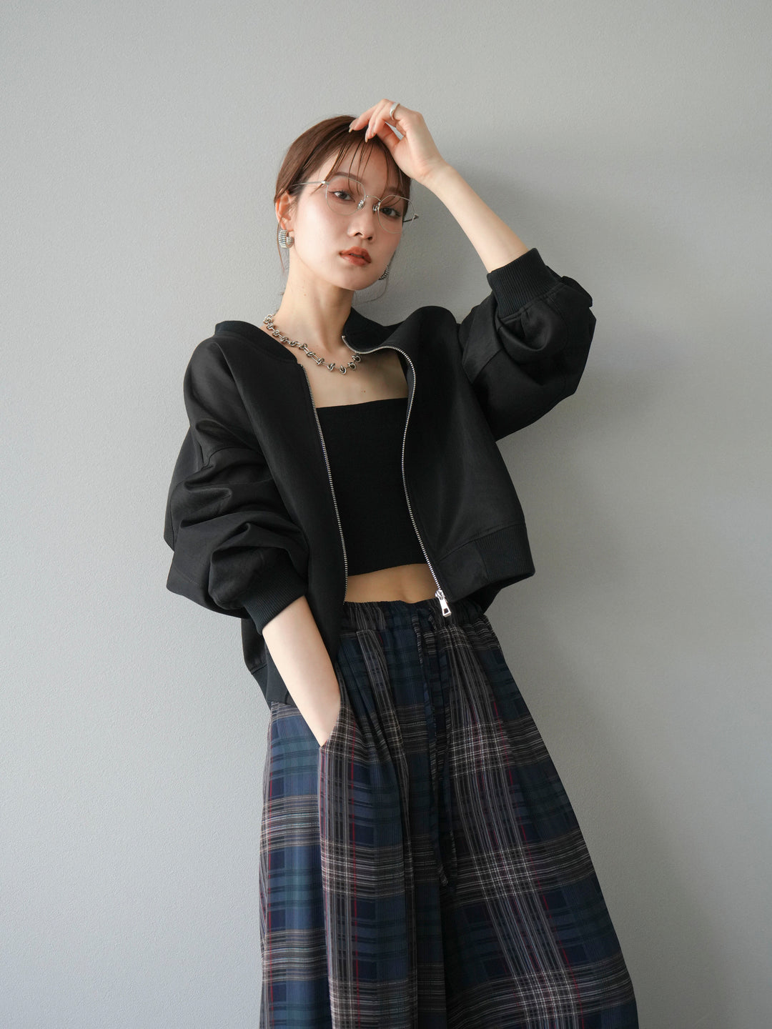 [予約]シアーダンボールボリュームスリーブMA-1/ブラック