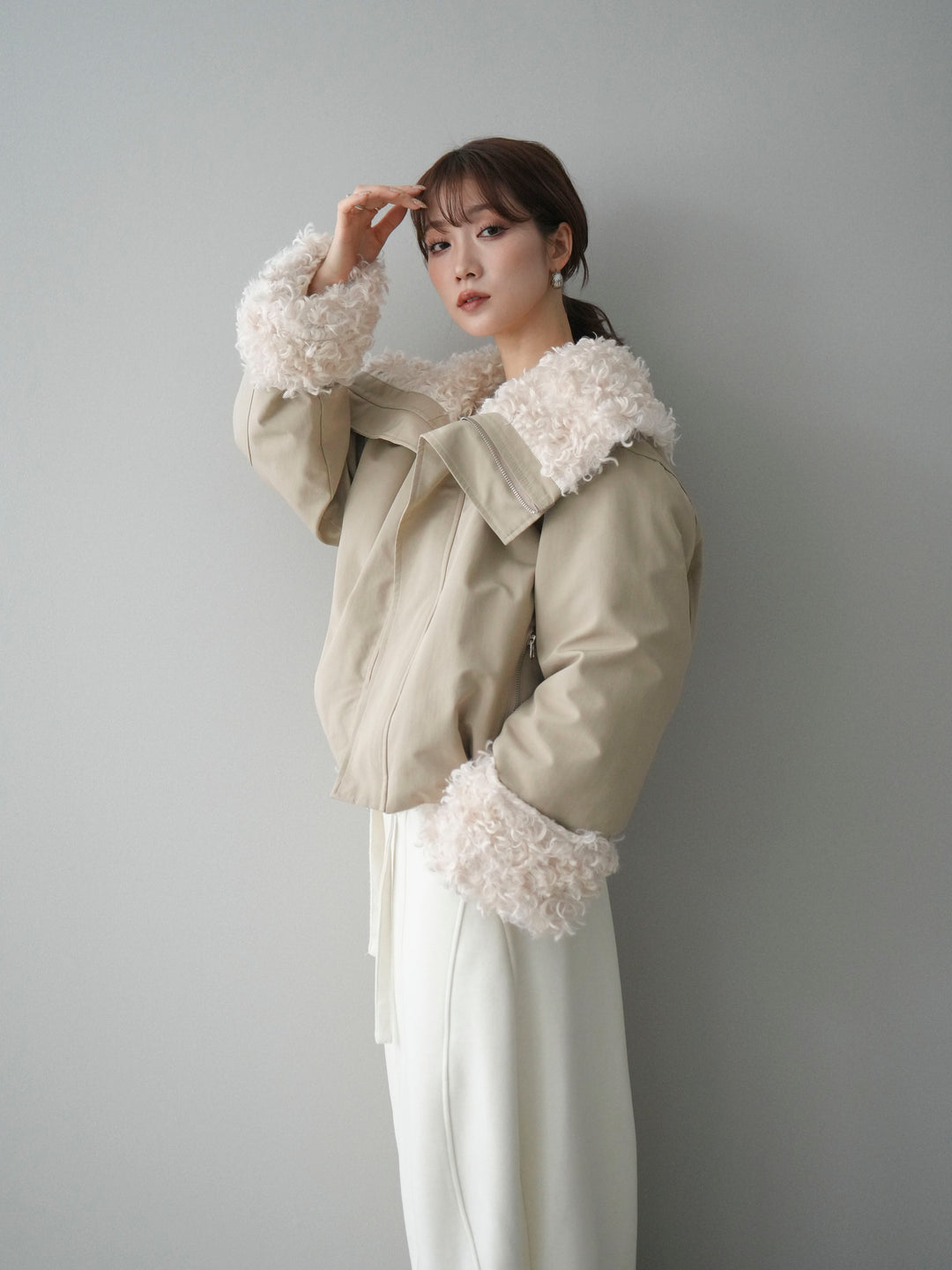 [予約]プードルファーダウンジャケット/beige