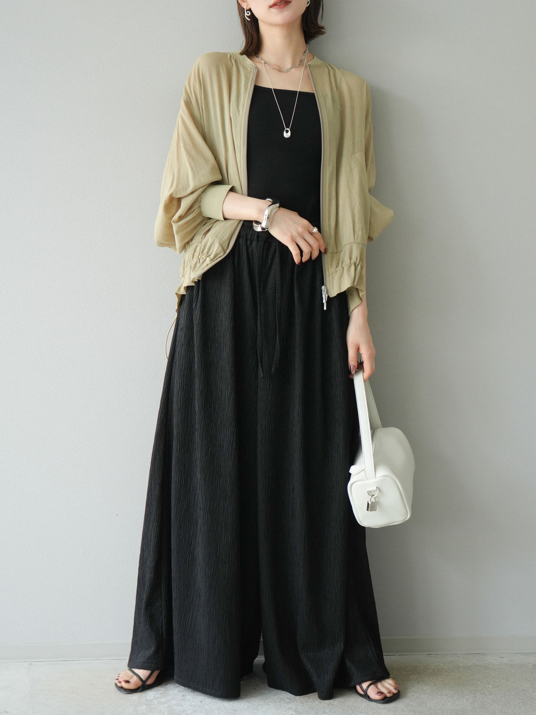 [預購] Washer Sheer Blouson/黃色