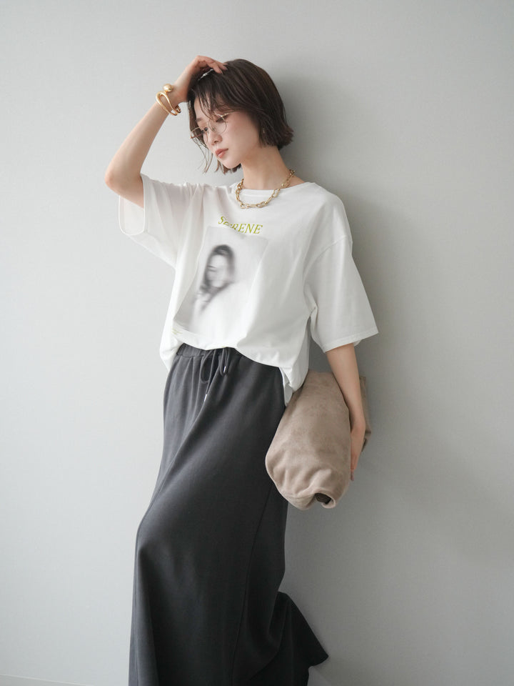 [SET]ブラーアートフォトTシャツ+選べるアクセセット(2set)