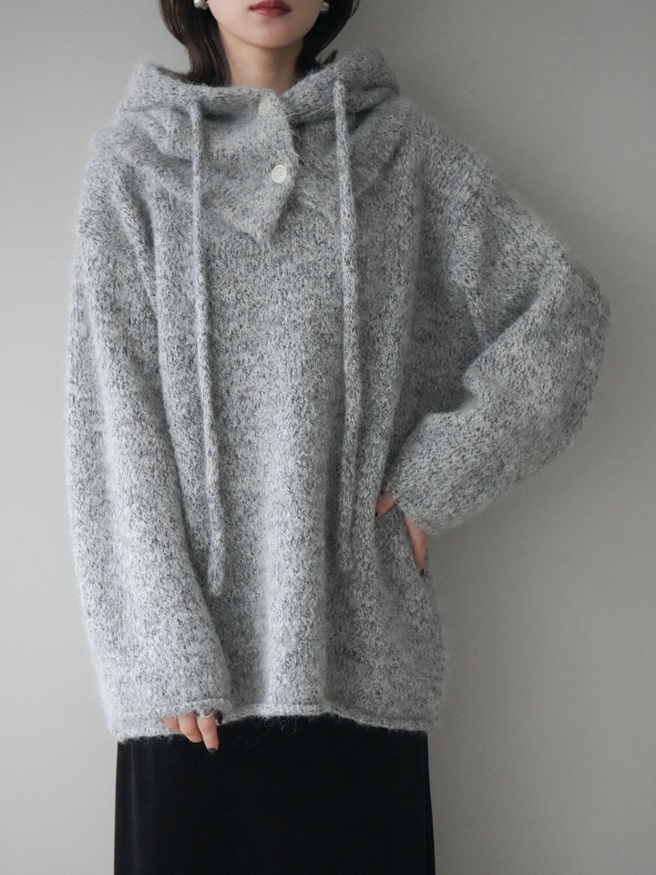 [予約]バラクラバSETニットプルオーバー/gray