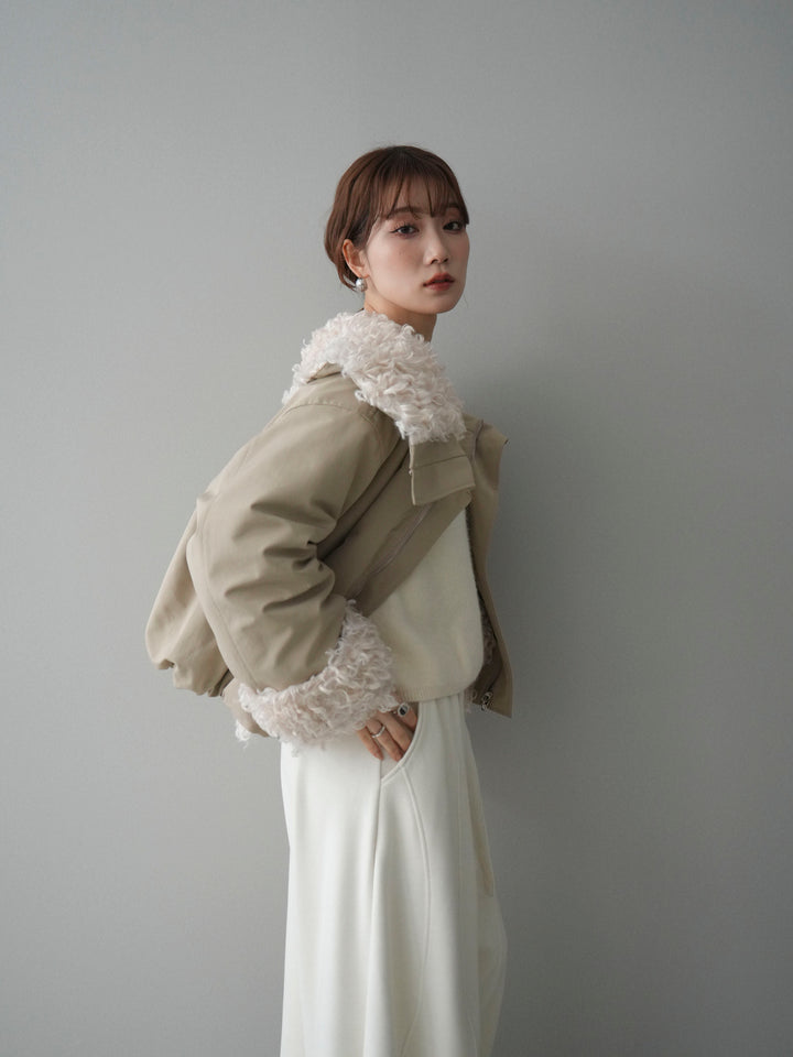 [予約]プードルファーダウンジャケット/beige