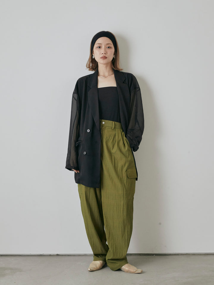 [預購] 軍裝工裝褲/卡其色