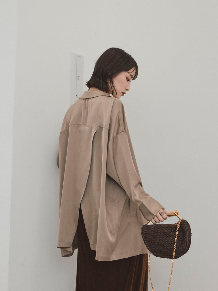 [SET] 霧面緞面外套 + 天鵝絨半身裙 (2set)