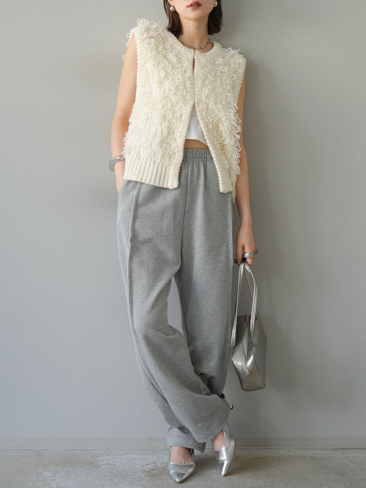 [予約]ループデザインホックベスト /アイボリー