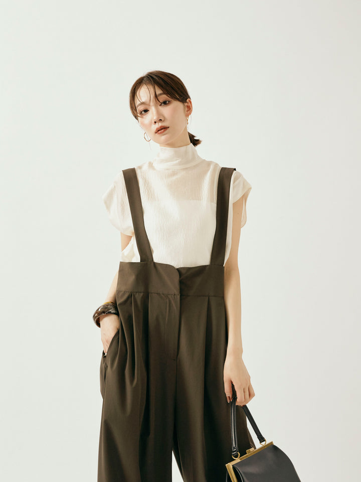 [予約]シャイニーシアーブラウス/アイボリー