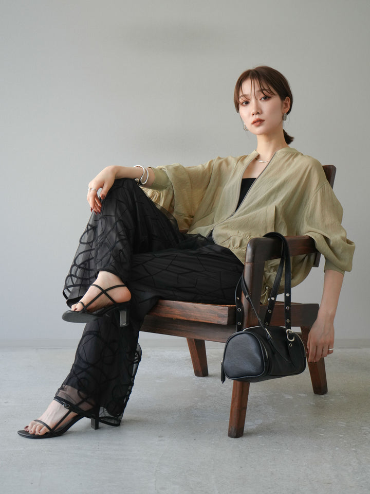 [預購] Washer Sheer Blouson/黃色