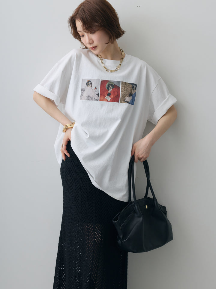 [予約]スリードッグフォトボックスTEE/white