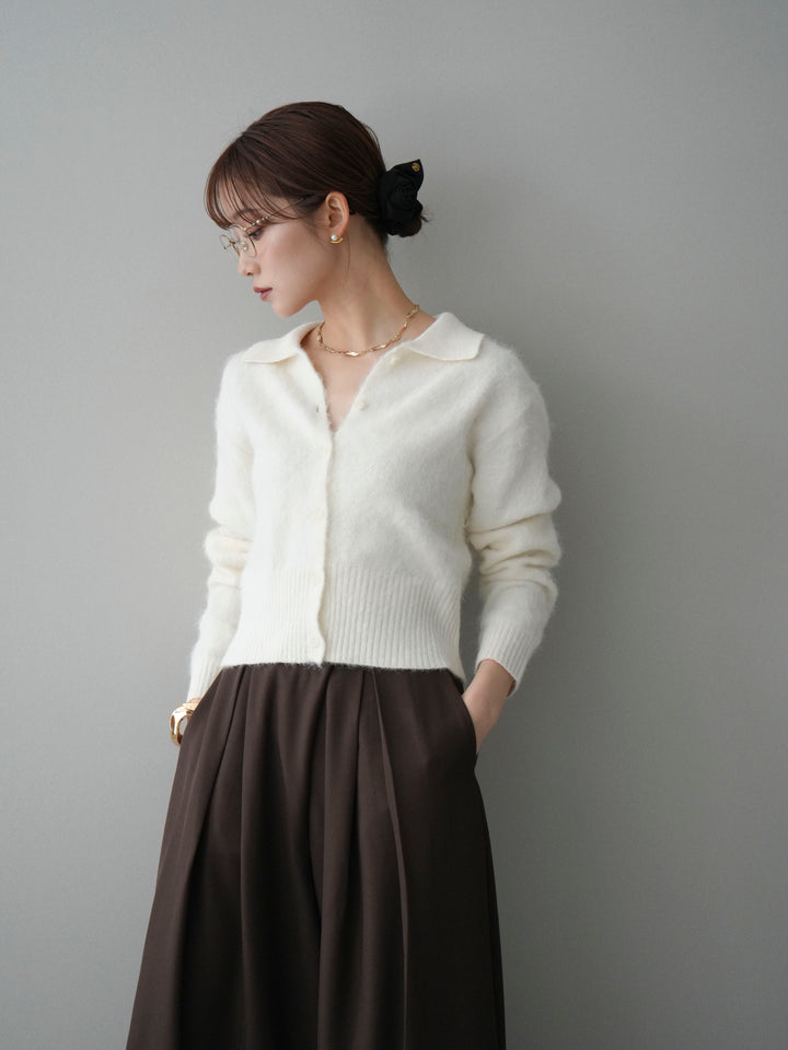 [SET]モヘア衿付きボタンプルオーバー+モヘア衿付きボタンプルオーバー(2set)