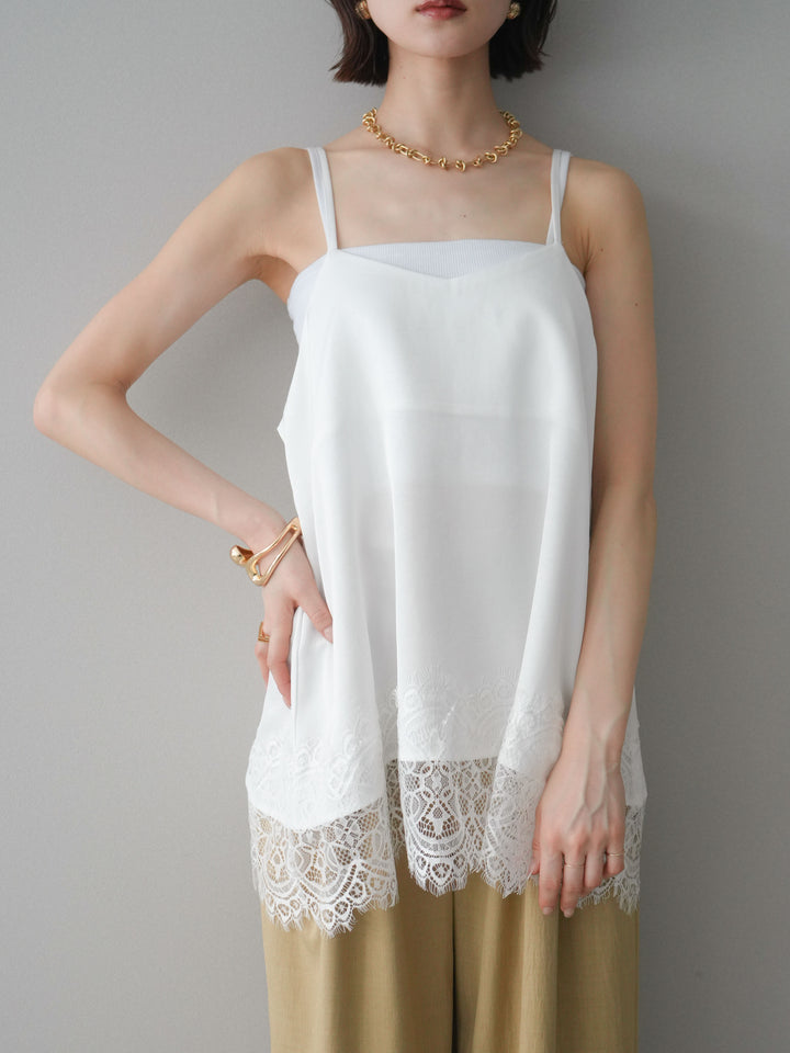 [SET]レーストリムキャミソール+レーストリムキャミソール(2set)