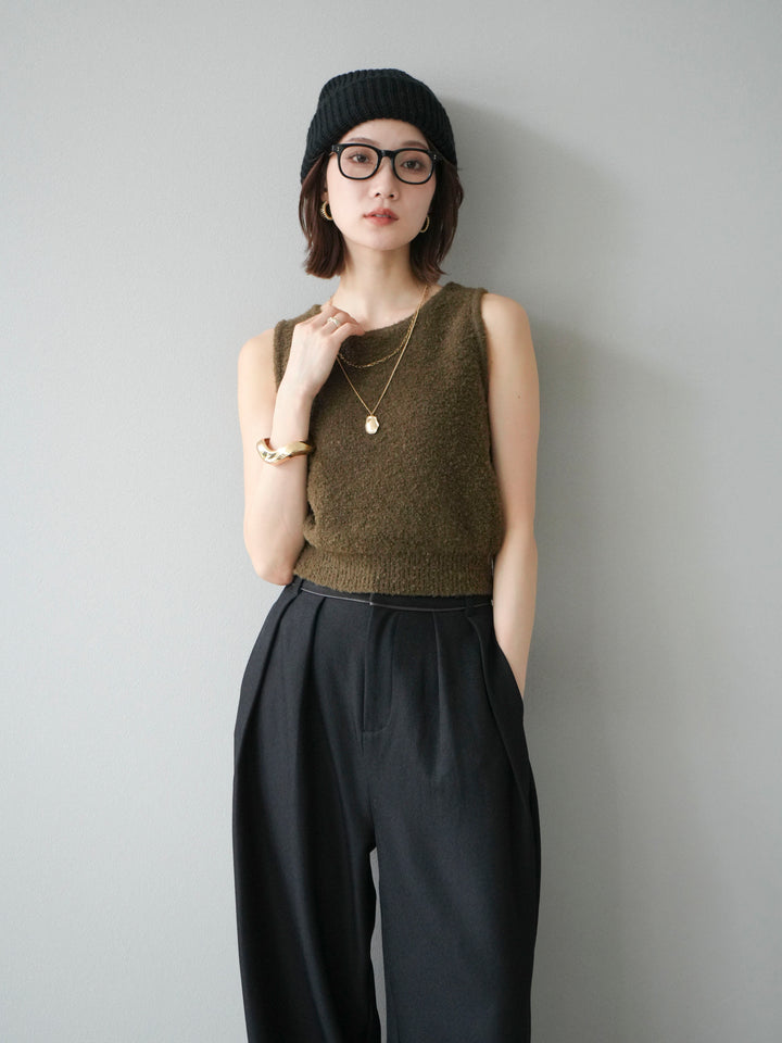 [予約]ニットビーニー/ネイビー