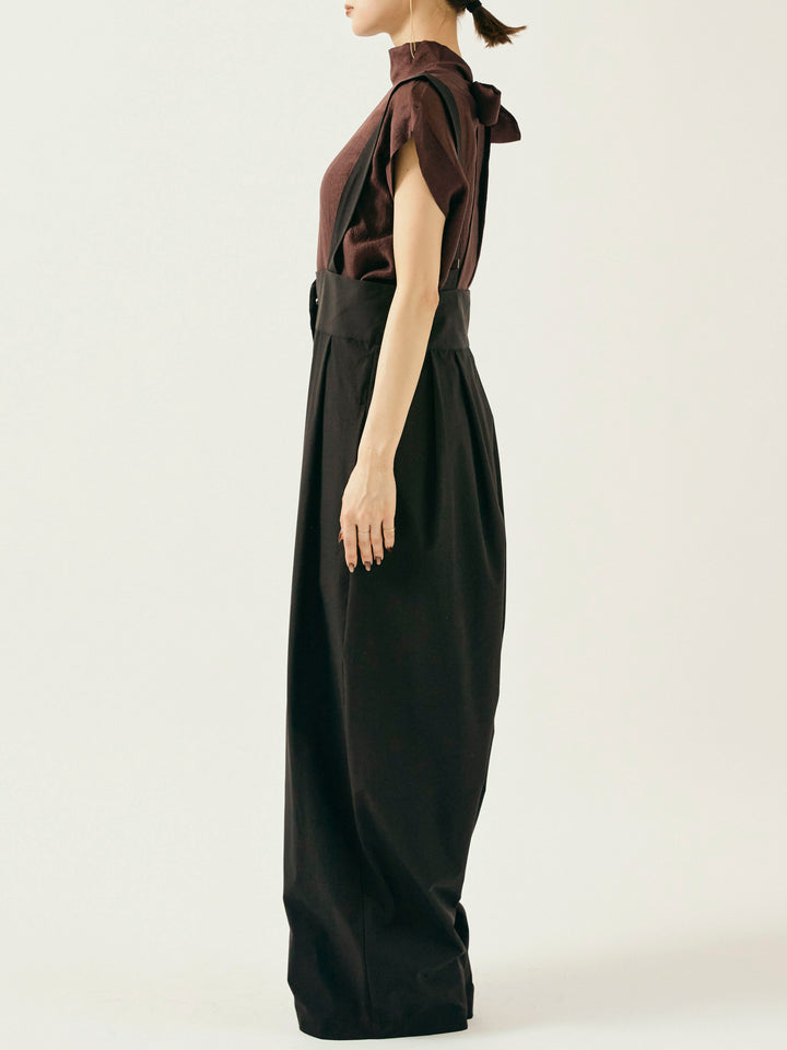 [予約]ICE TOUCH コクーンサロペット/ブラック