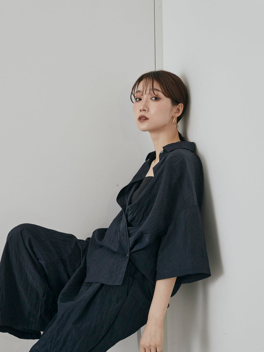 [預購] 尼龍洗衣機休閒褲/海軍藍