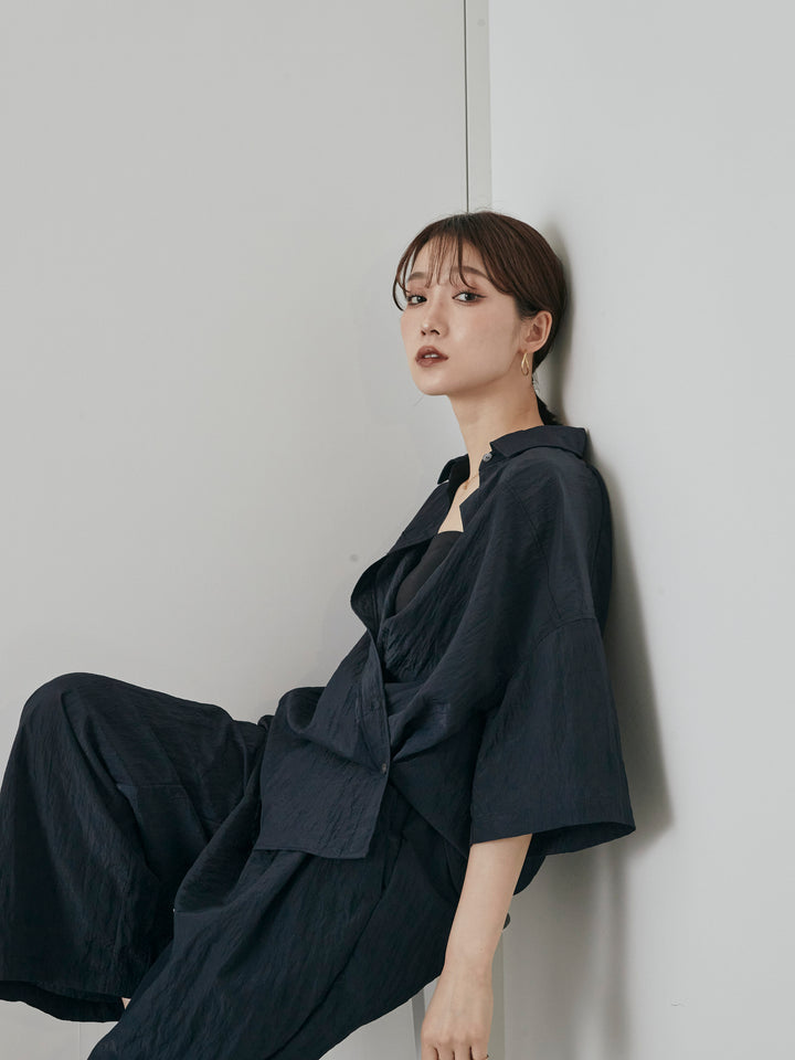 [預購] 尼龍洗衣機休閒褲/海軍藍