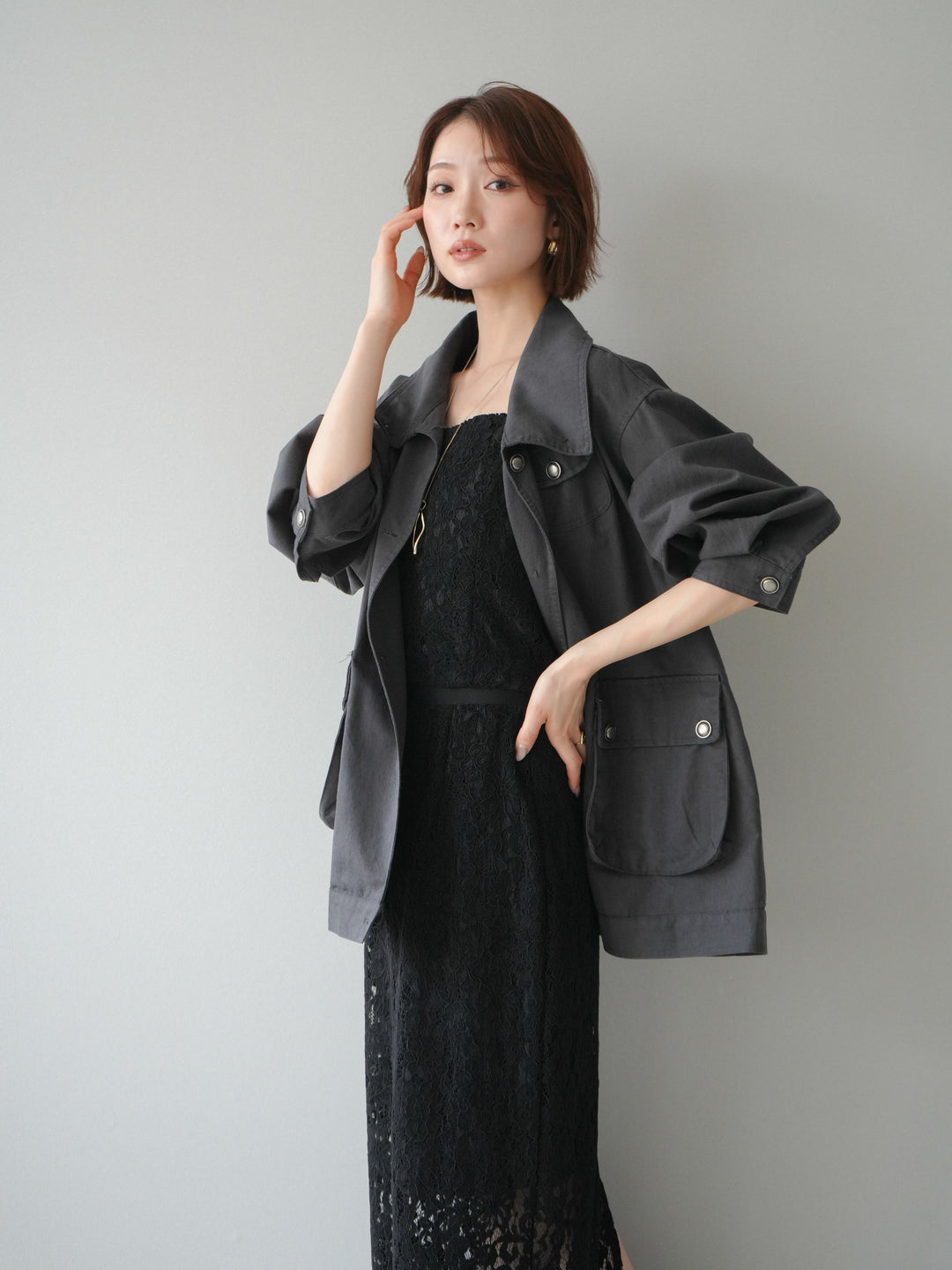 【套裝】立領工作服 + 選配配件套裝（2 套）