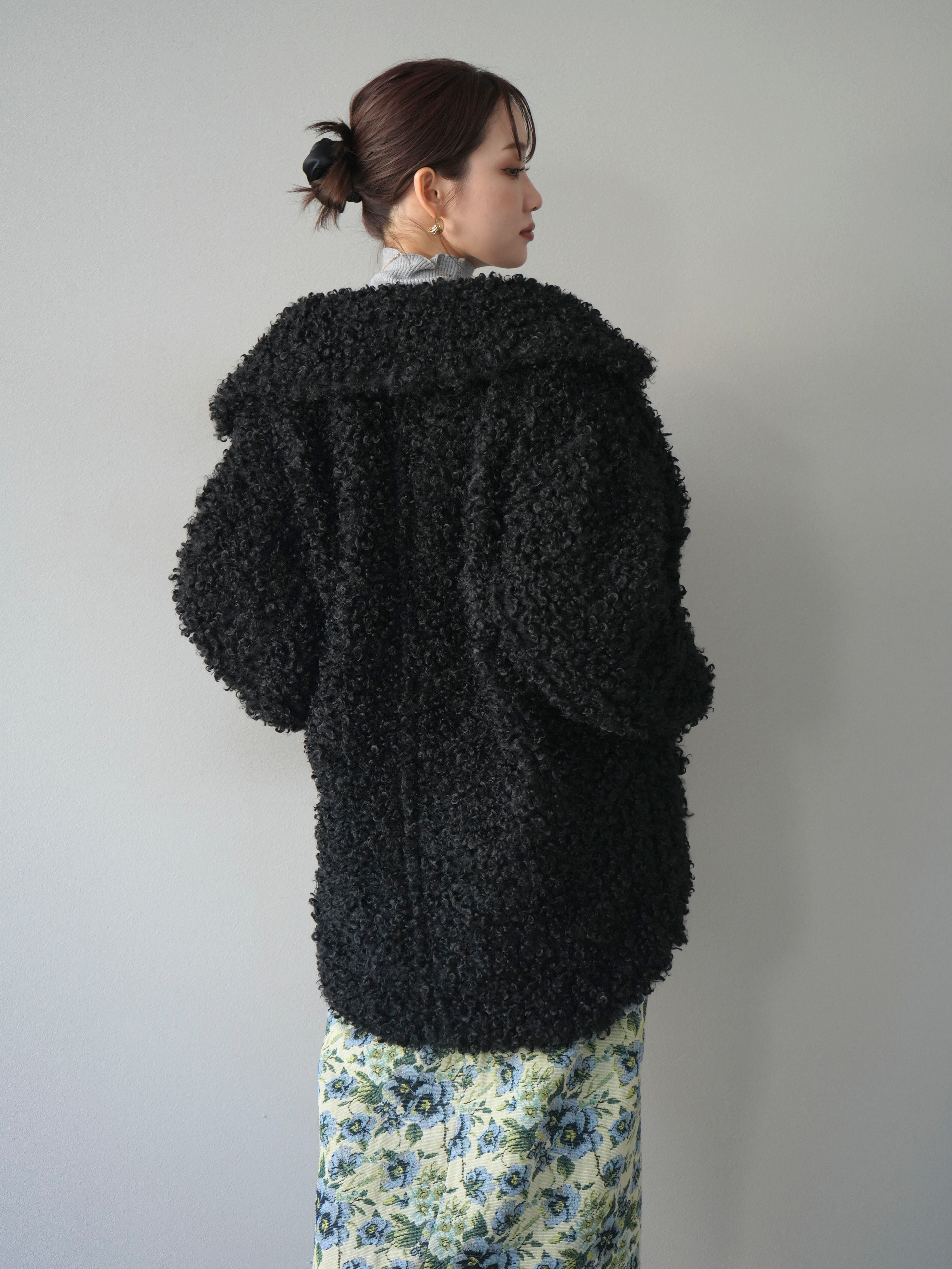 予約]プードルファーダブルミドルコート/black – Lumier