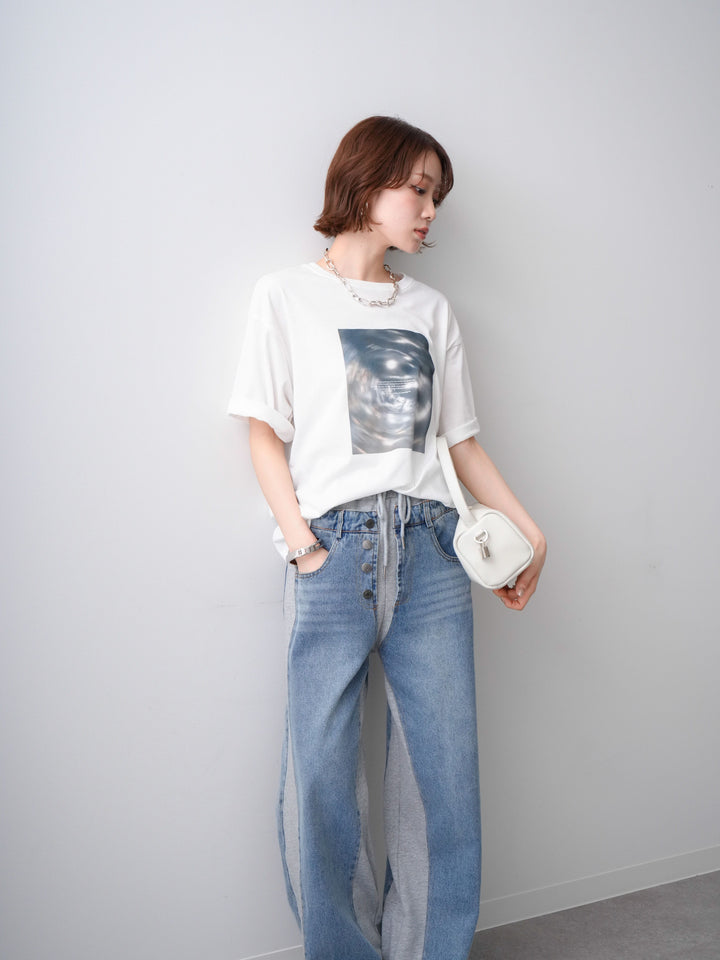 [予約]ニュアンスフォトTEE/marble2